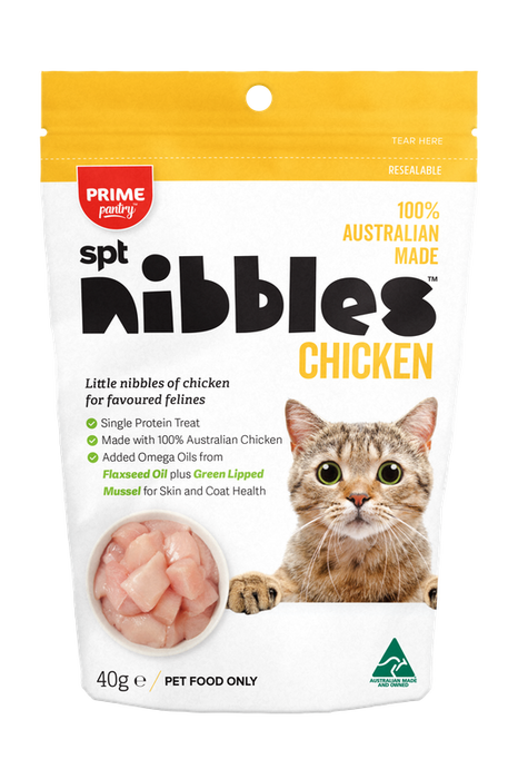 Prime Pantry Nibbles Cat Treat Chicken [Sz:40g]