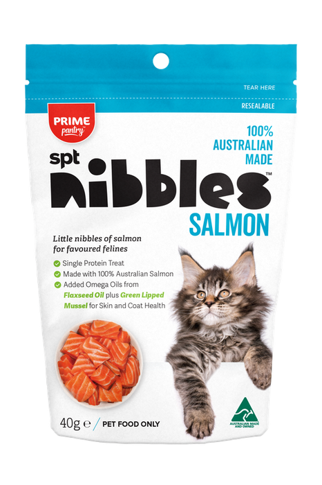 Prime Pantry Nibbles Cat Treat Salmon [Sz:40g]