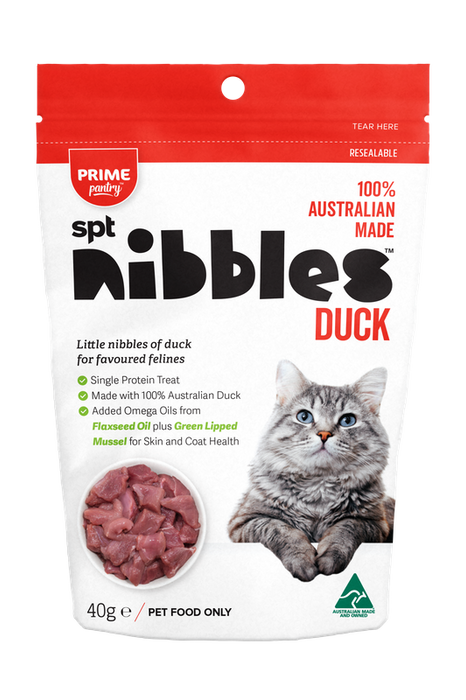 Prime Pantry Nibbles Cat Treat Duck [Sz:40g]