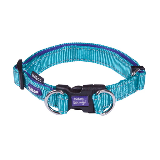 Kazoo Active Adjustable Collar [Sz:Small Cl:Aqua/Purple]