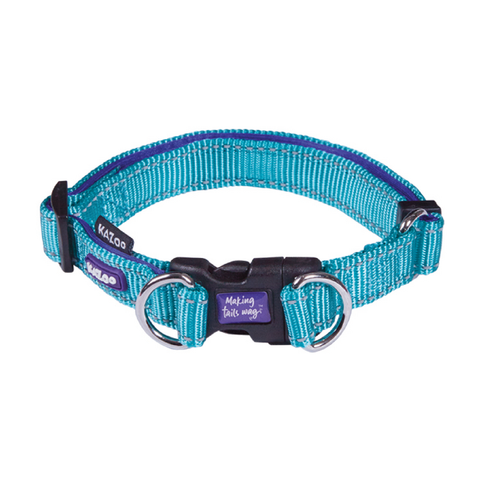 Kazoo Active Adjustable Collar [Sz:Small Cl:Aqua/Purple]