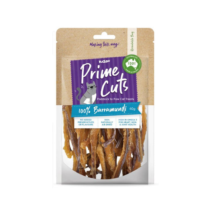 Kazoo Prime Cuts Cats Barramundi [Sz:60g]