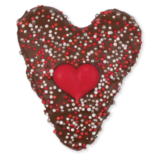 Kazoo Dog Heart Cookie - Carob