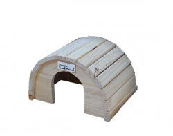 Premier Pet Round Timber Home [Sz:Small]