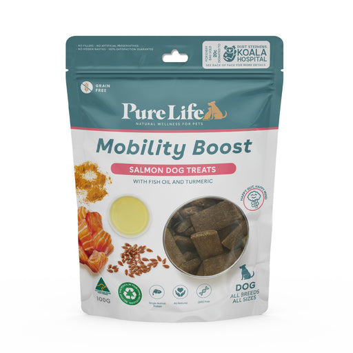 Pure Life Shiny Mobility Boost Salmon Dog Treat [Sz:100g]