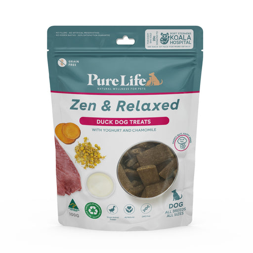 Pure Life Shiny Zen & Relax Duck Dog Treat [Sz:100g]