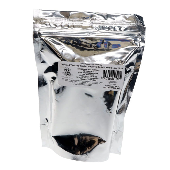 Huds and Toke Semi Moist Dental Bone Kangaroo [Sz:10pk]