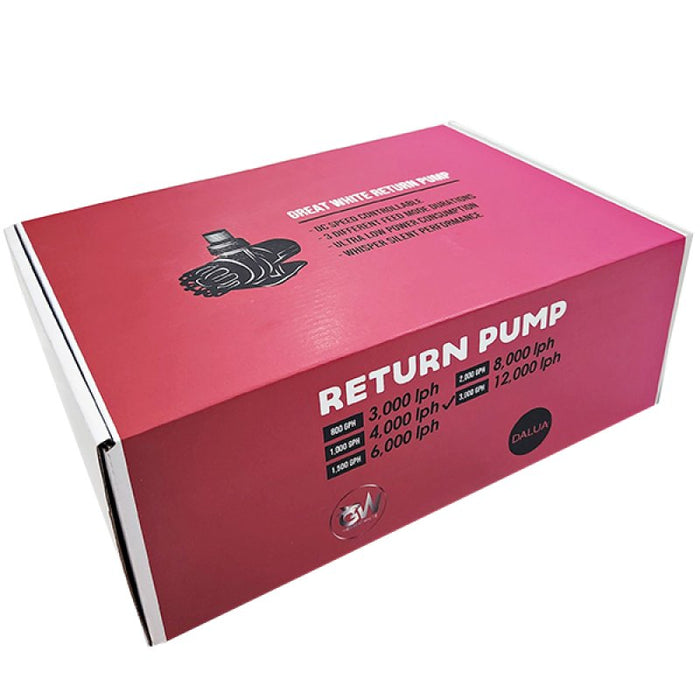 Dalua Great White Return Pump DC PUMP 4,000lph