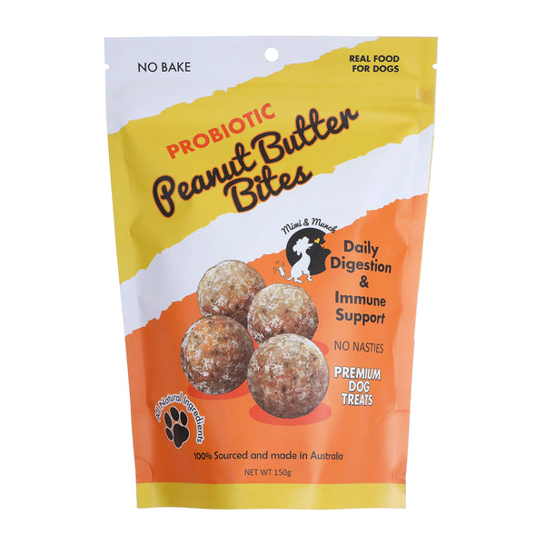 Mimi & Munch Probiotic Peanut Butter Bites [Sz:150g]