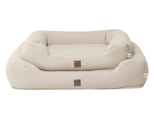 Indie & Scout Pet Boucle Bolster [Sz:Large Cl:Stone]