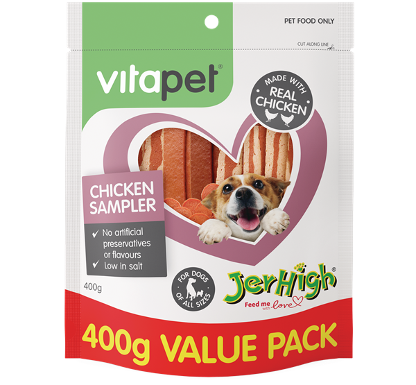 Vitapet Jerhigh Variety Pack [Sz:400g]