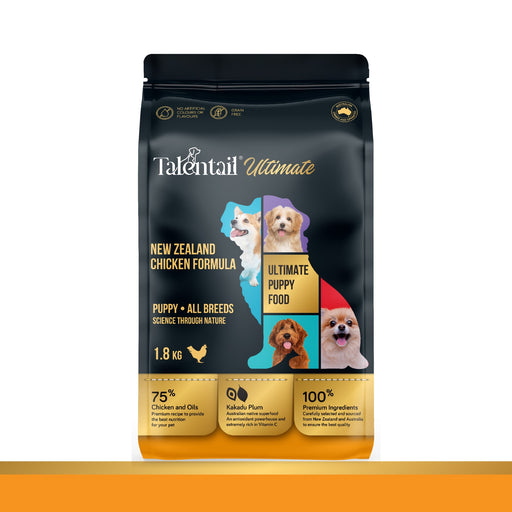 Talentail Ultimate Puppy Dry Dog Food New Zealand Chicken [Sz:1.8kg]