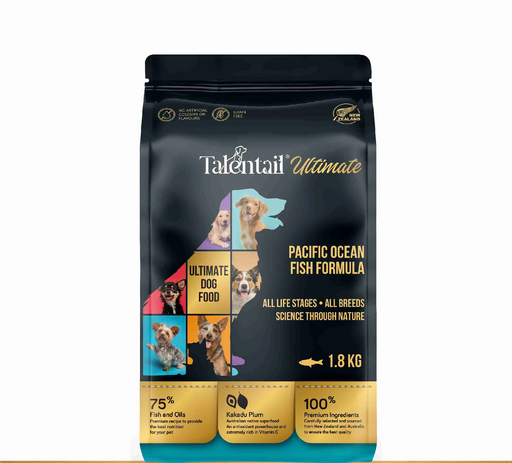 Talentail Ultimate Adult Dry Dog Food Pacific Ocean Fish [Sz:1.8kg]