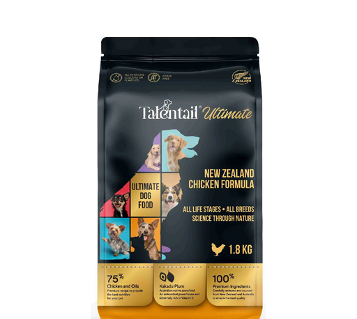 Talentail Ultimate Adult Dry Dog Food New Zealand Chicken [Sz:1.8kg]