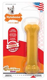 Nylabone Power Chew Peanut Treat Toy Peanut Butter