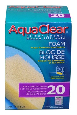 Aqua Clear Foam Block 20/Mini