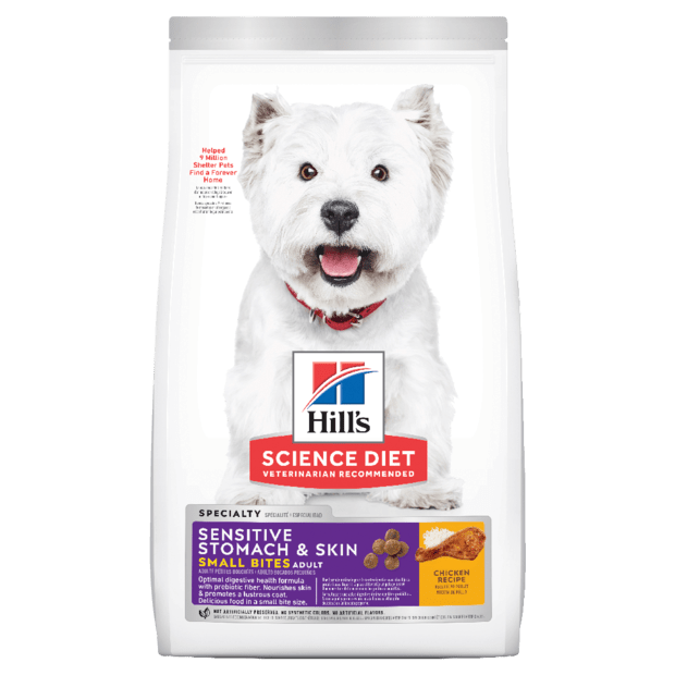 Hills Science Diet Adult Sensitive Stomach and Skin Small Bites Dry Dog Food