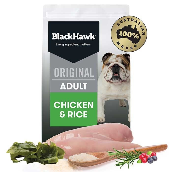 Black Hawk Dry Dog Food Adult Chicken And Rice
