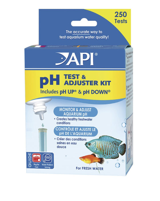 API PH Test with Liquid Adjusters Kit