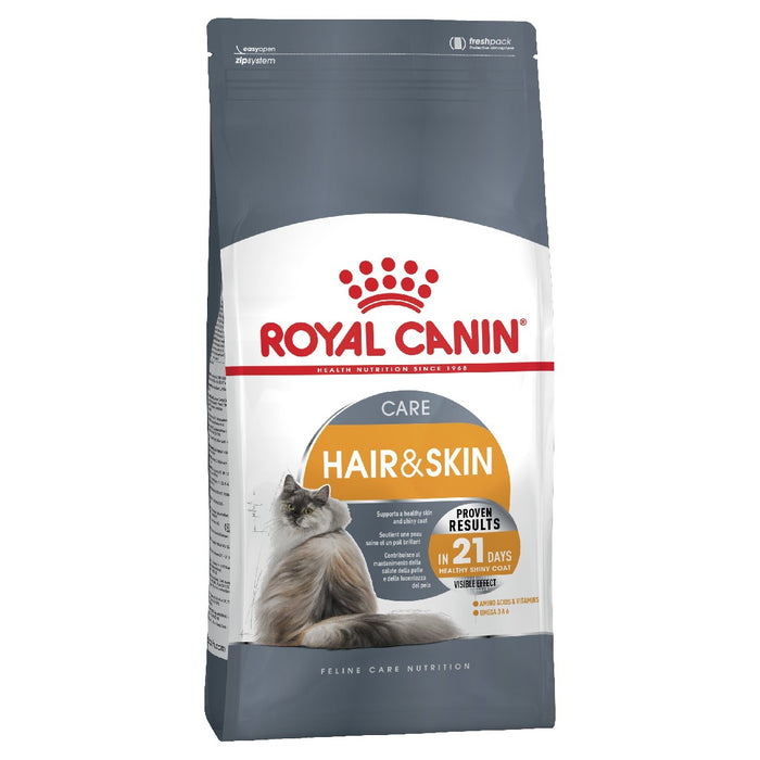 Royal Canin Hair And Skin Adult Dry Cat Food 2kg