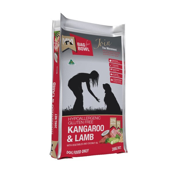 Meals For Mutts Adult Dog Kangaroo & Lamb Gluten Free Dry Dog Food