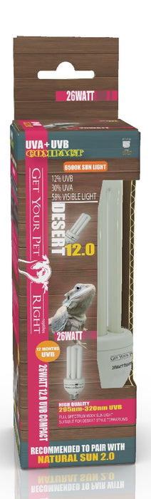 Get Your Pet Right Compact Light Desert 12.0 UVB