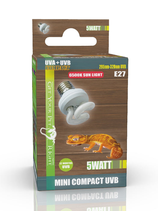 Get Your Pet Right Compact Light Mini UVB+UVA