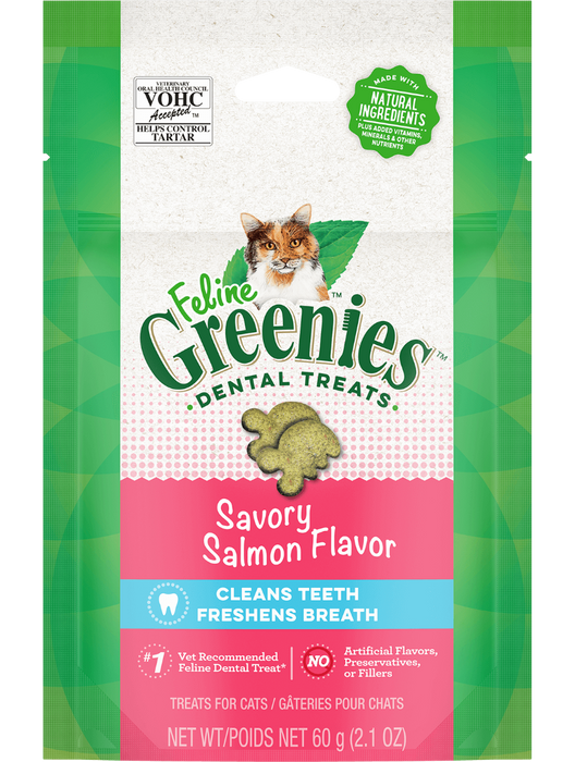 Greenies Feline Dental Treats Salmon (DISC)