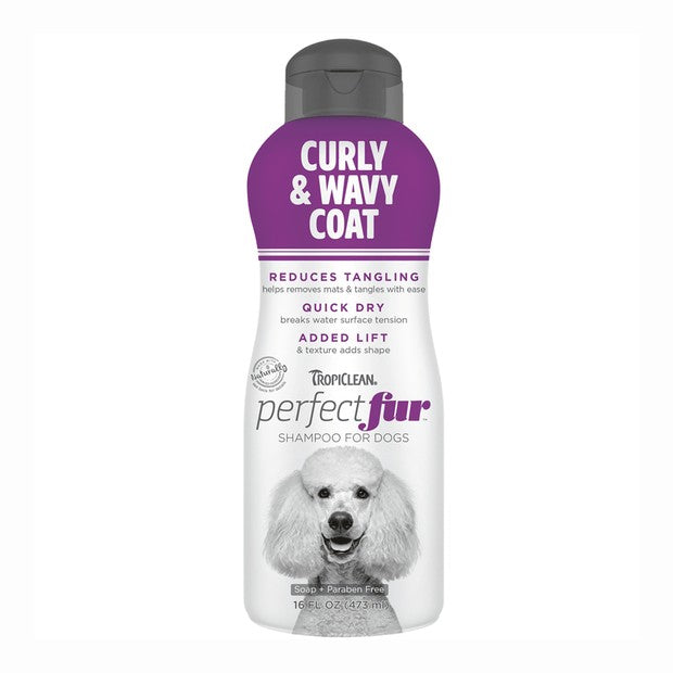 Tropiclean Perfect Fur Curly & Wavy Coat Shampoo