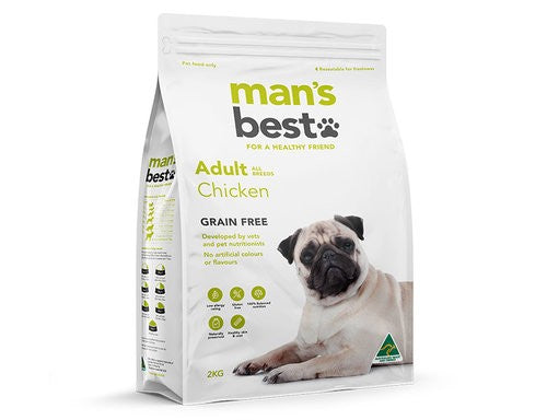 Mans Best Adult Grain Free Chicken Dry Dog Food