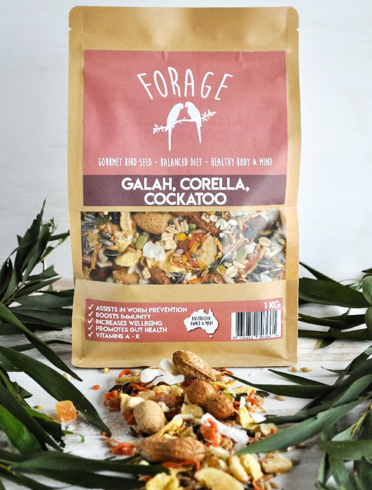 Forage Galah, Corella and Cockatoo Gourmet Bird Seed