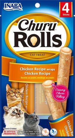 Inaba Churu Cat Rolls Chicken Wraps