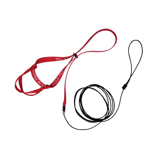 Aviator Harness And Leash Red