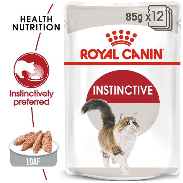 Royal Canin Adult Instinctive Loaf Wet Cat Food Pouches