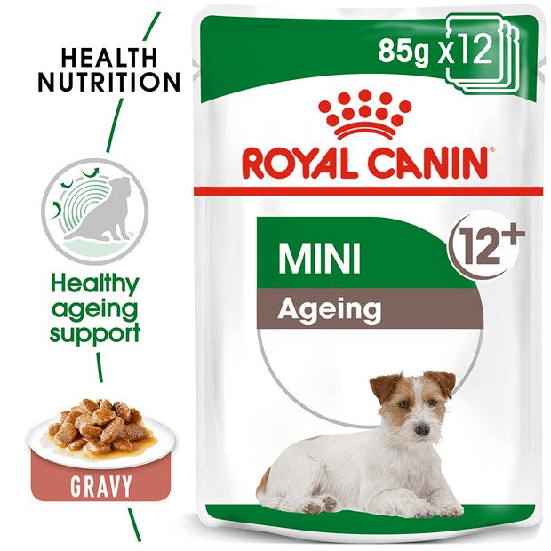 Royal Canin Mini Ageing 12 Plus Senior Wet Dog Food Pouches