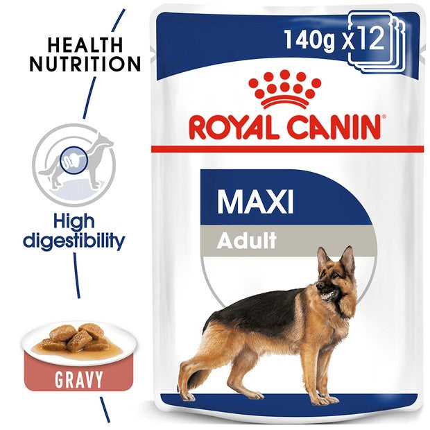 Royal Canin Maxi Adult Wet Dog Food Pouches