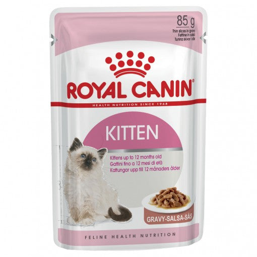Royal Canin Kitten Instinctive Gravy Wet Cat Food Pouches