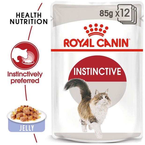 Royal Canin Adult Instinctive Jelly Wet Cat Food Pouches