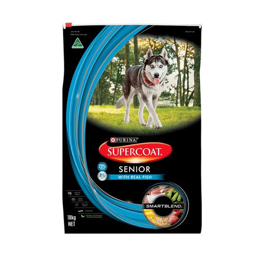 Supercoat Dry Dog Food Senior With Ocean Fish — Macarthur Pets