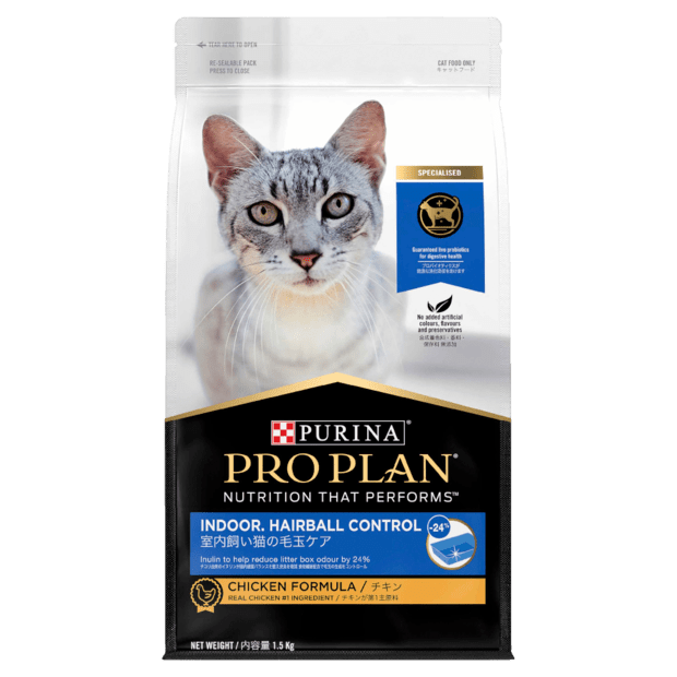 Pro Plan Adult Indoor Hairball Chicken Dry Cat Food