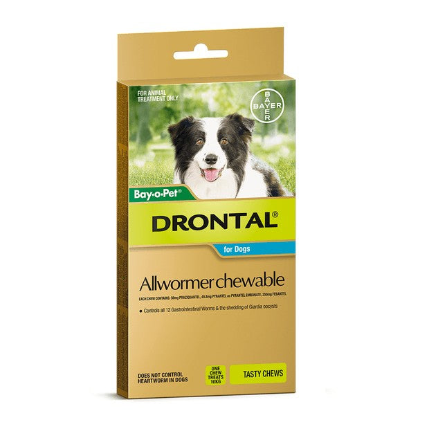 Drontal Chewable Allwormer 10kg