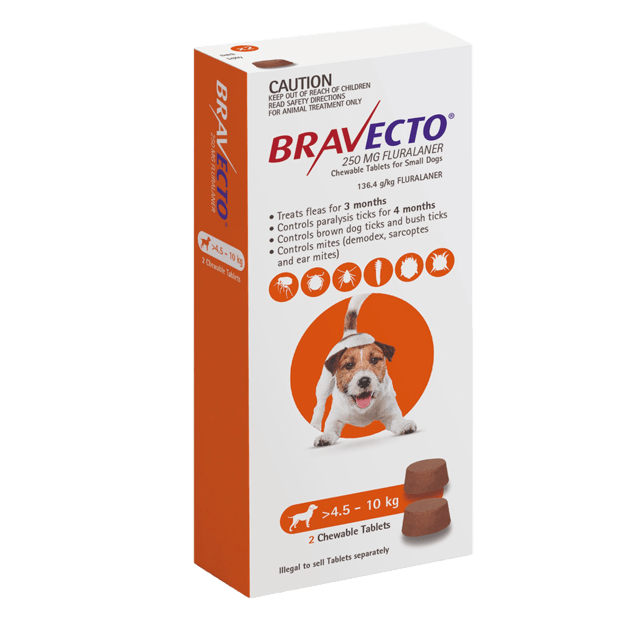 Bravecto Chew Small Dog 4.5-10kg