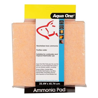 Aqua One Ammonia Pad - Self Cut Filter Pad