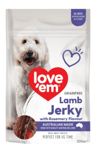 Love Em Lamb & Rosemary Jerky