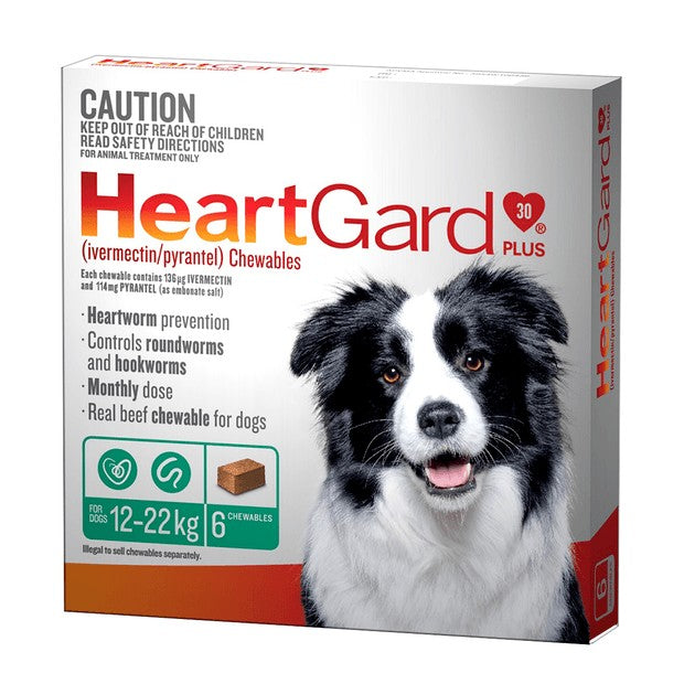 Heartgard Plus Plus Medium Dog Green