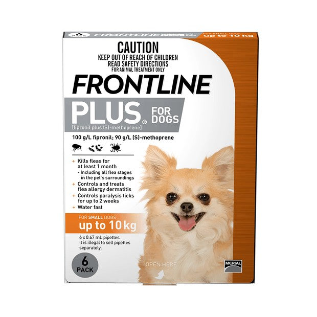 Frontline Plus Plus Small Dog Orange