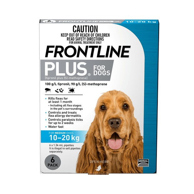 Frontline Plus Plus Medium Dog Blue