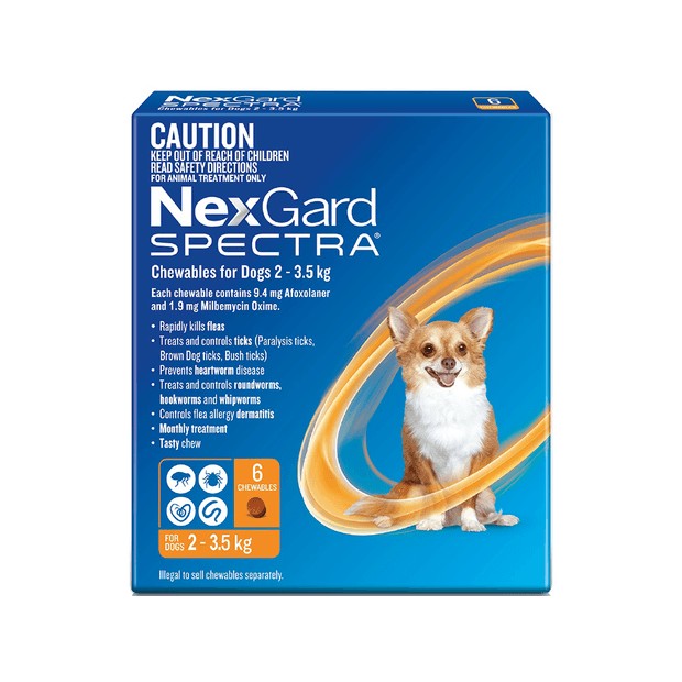 Nexgard Extra Small Dog Spectra