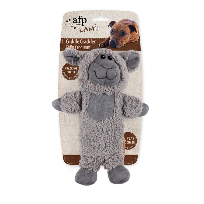 All For Paws Cuddle Crackers Sheep Dog Toy