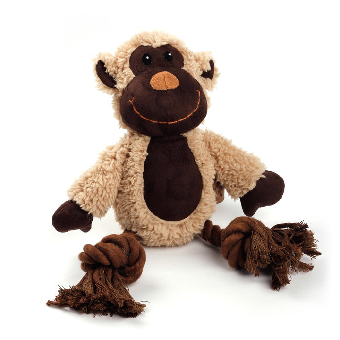All For Paws Cuddle Dental Monkey With Rope Dog Toy